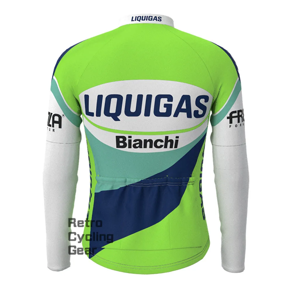 2005 Bianchi Retro Long Sleeve Cycling Kits