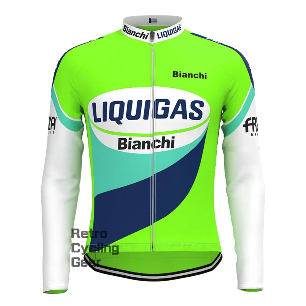 2005 Bianchi Retro Long Sleeve Cycling Kits
