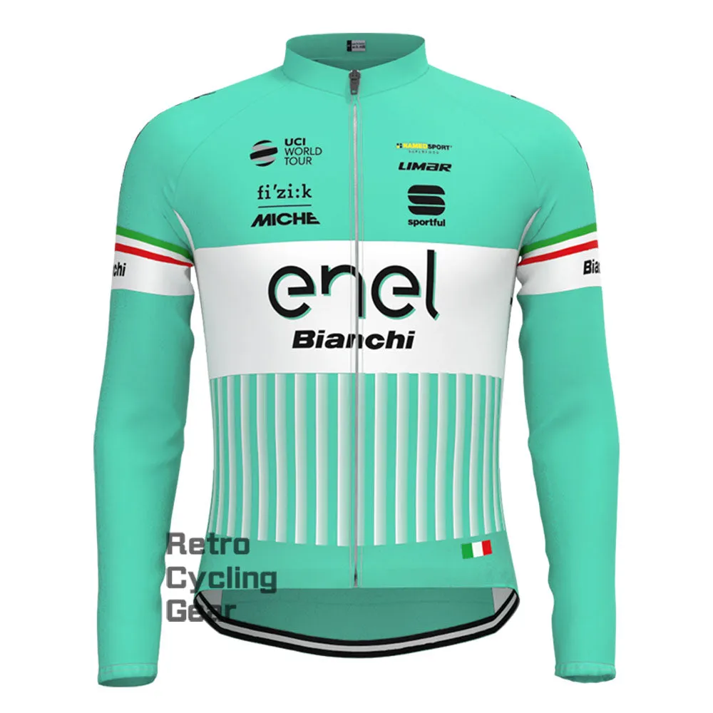 2017 Enel  Bianchi Long Sleeve Cycling Kits