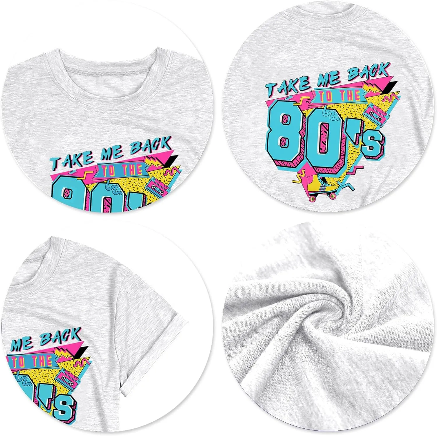 90s Outfit for Women Take Me Back to The 90's Shirt Vintage 80s T-Shirt Casual 90s 80s Nostalgia Tee Tops