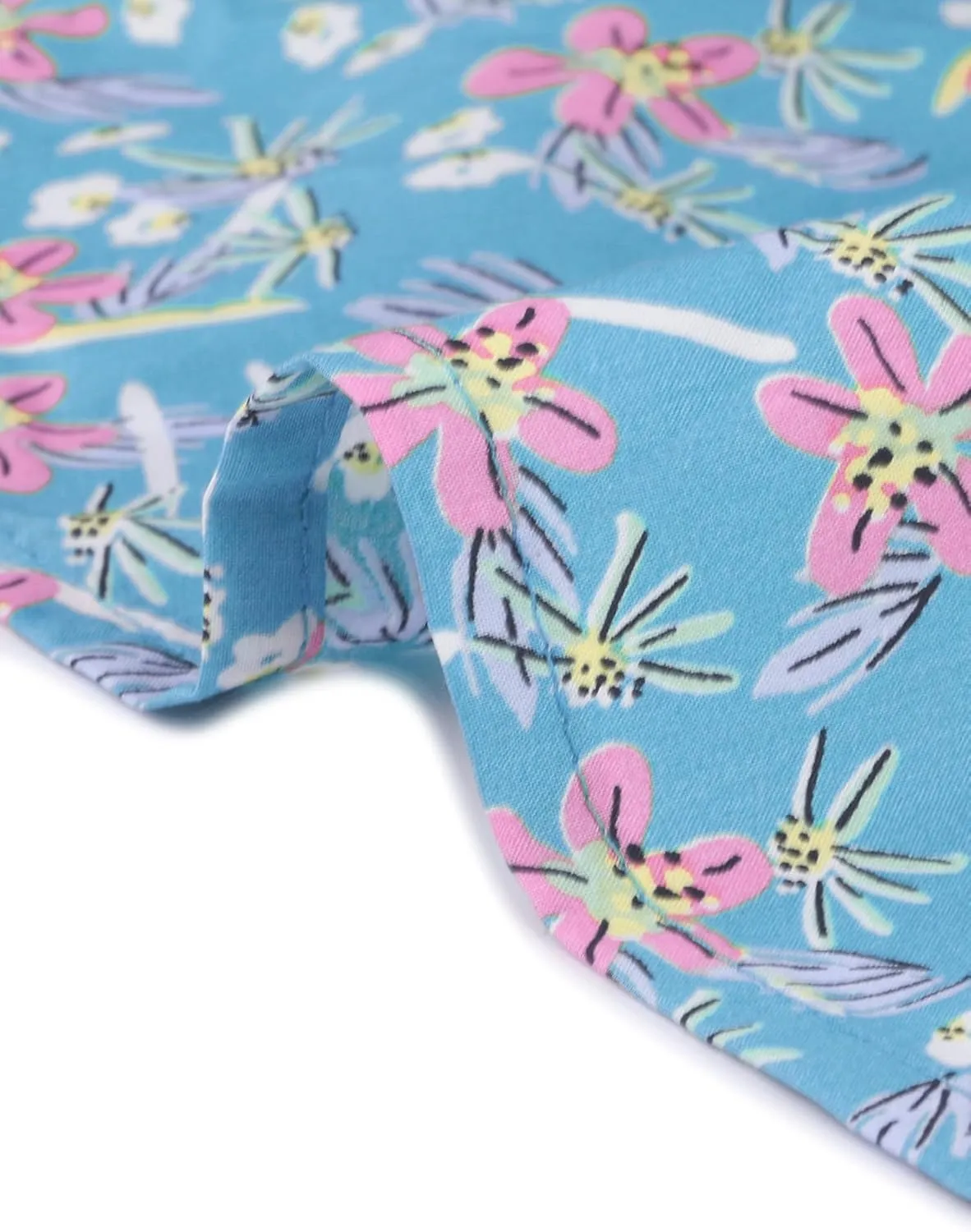 Allegra K Women's Peter Pan Collar Shirts Button Front Vintage Floral Blouse Top