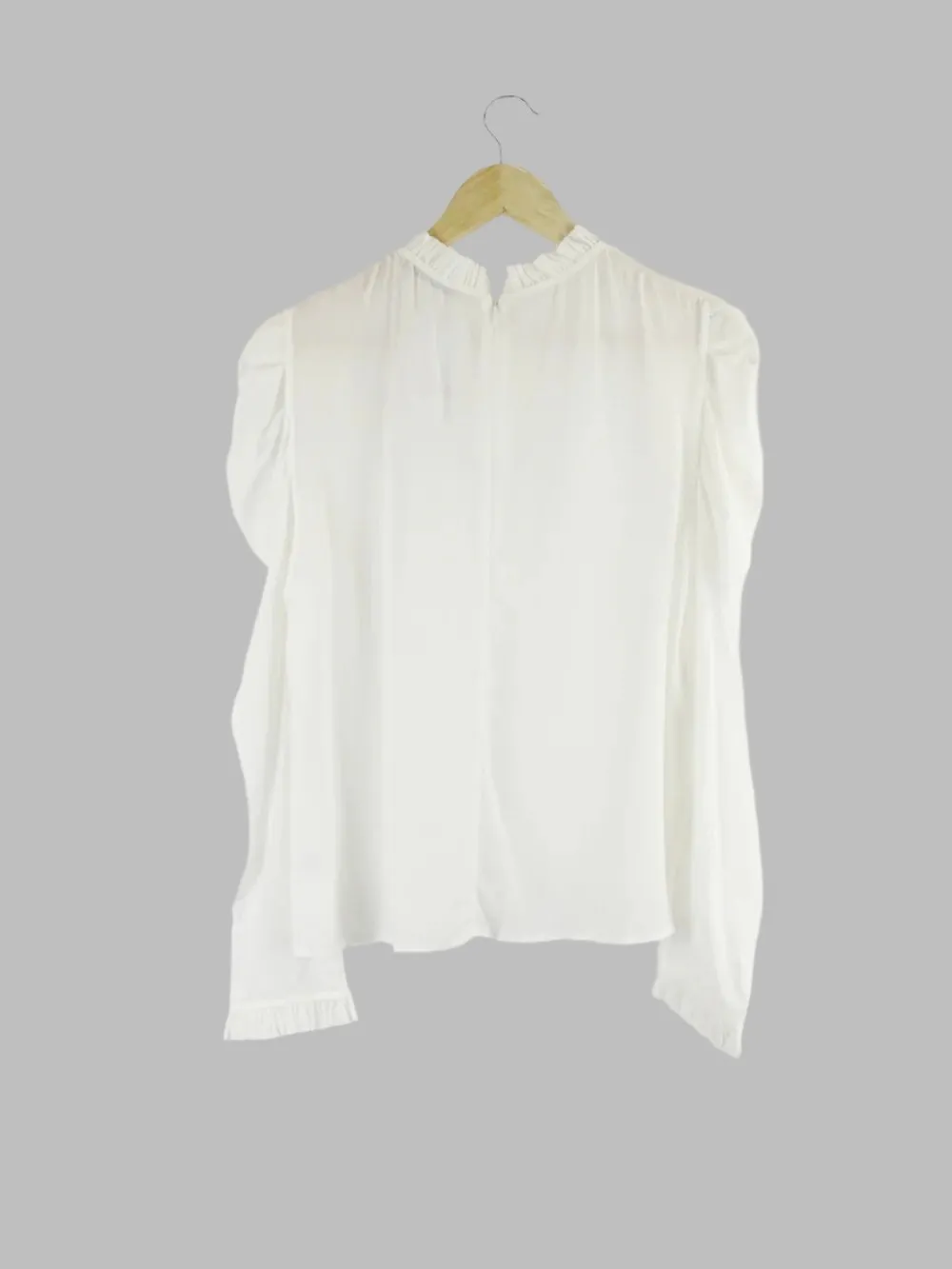 Amelius 'Clemence' White Long Sleeve Blouse 12 | BNWT