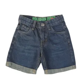 Boys blue denim shorts