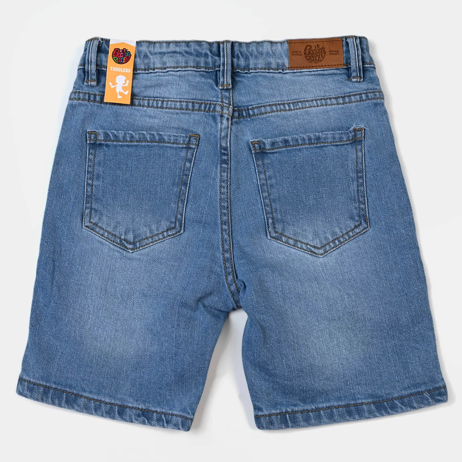 Boys Denim Short - Ice Blue