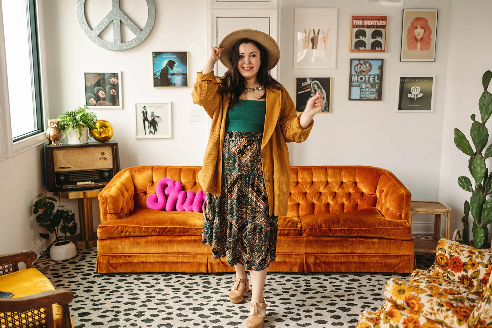 brigitte tiered skirt