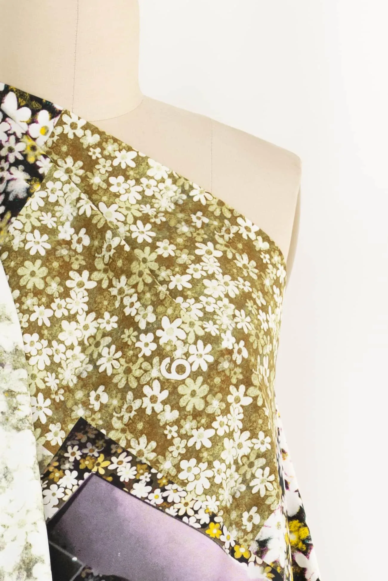 Buttercup Collage Italian Cotton Woven