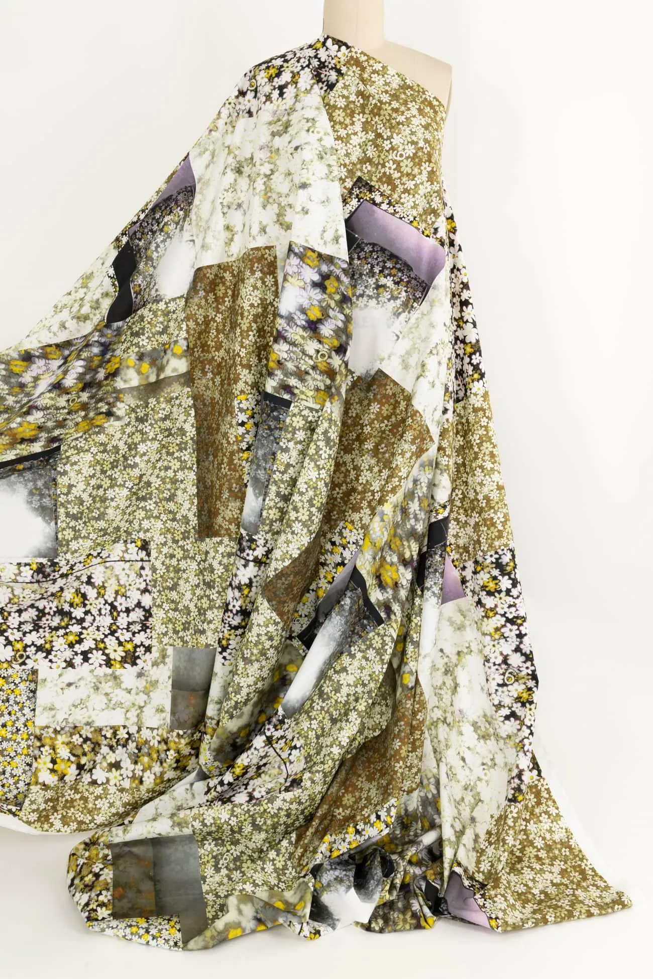 Buttercup Collage Italian Cotton Woven
