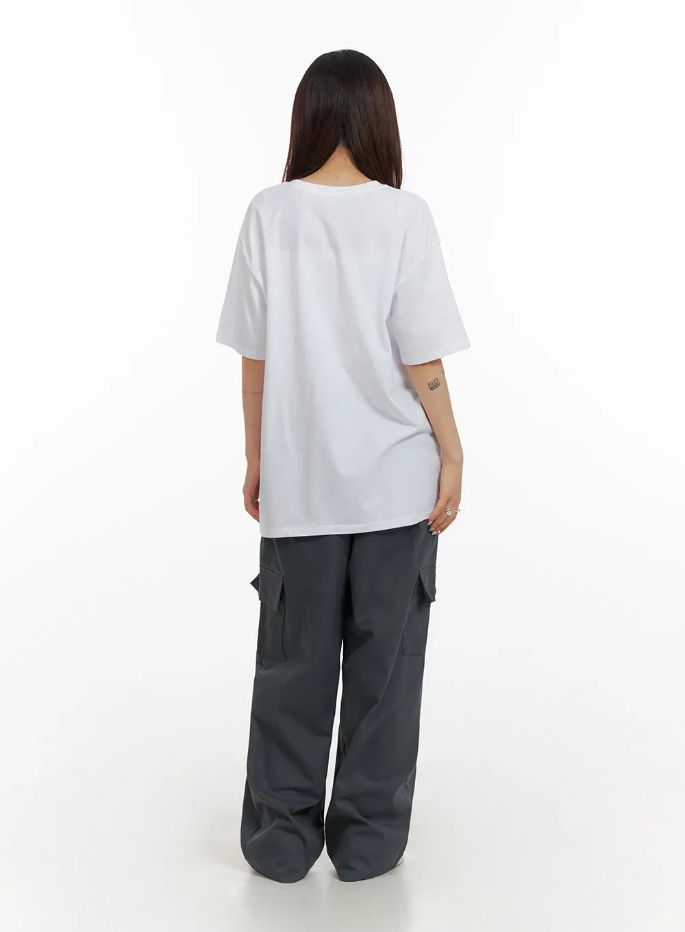 Cargo Wide Leg Pants IY410