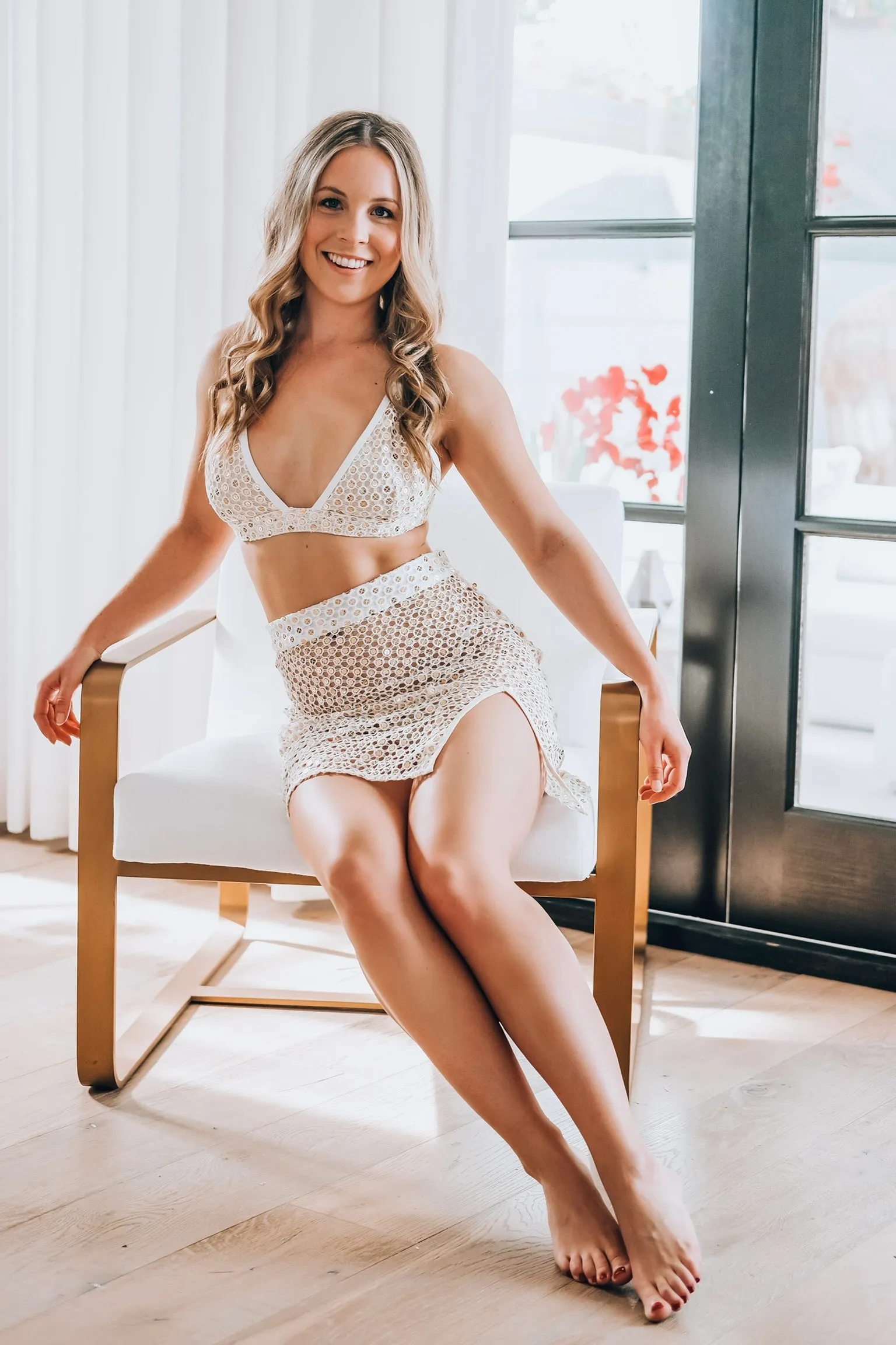 Crochet & Mirror Bralette