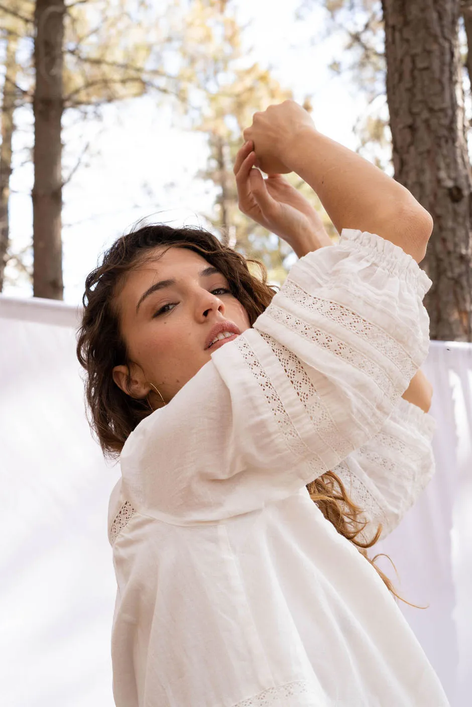 Dawn Blouse in Off White