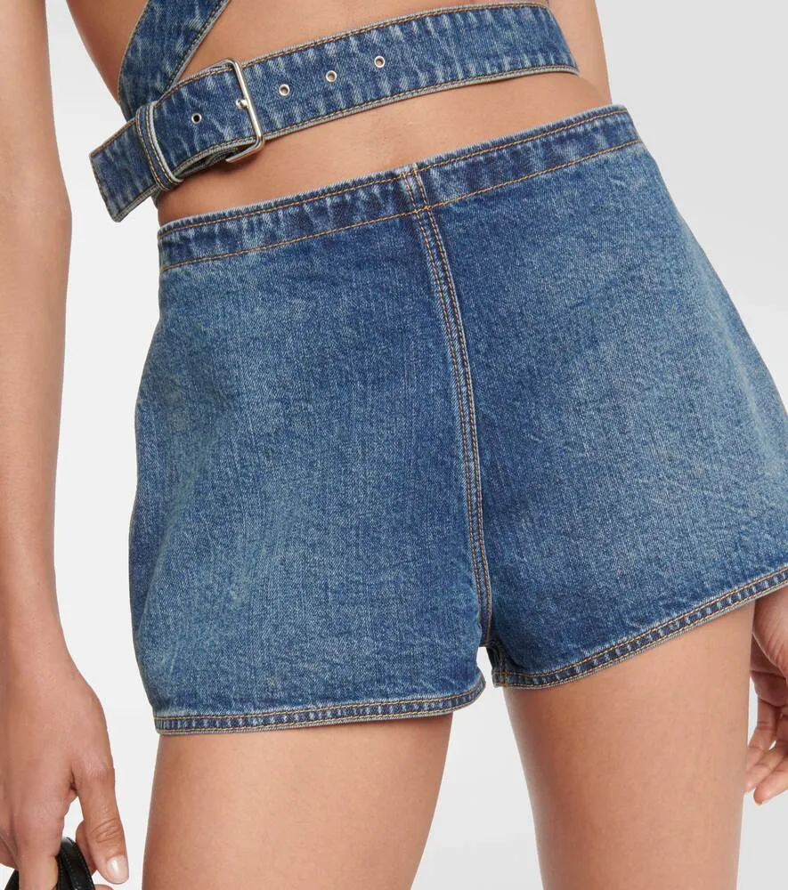 Denim shorts ALAÏA, blue