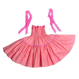 DIARRA SMOCKED SKIRT-COME-TOP