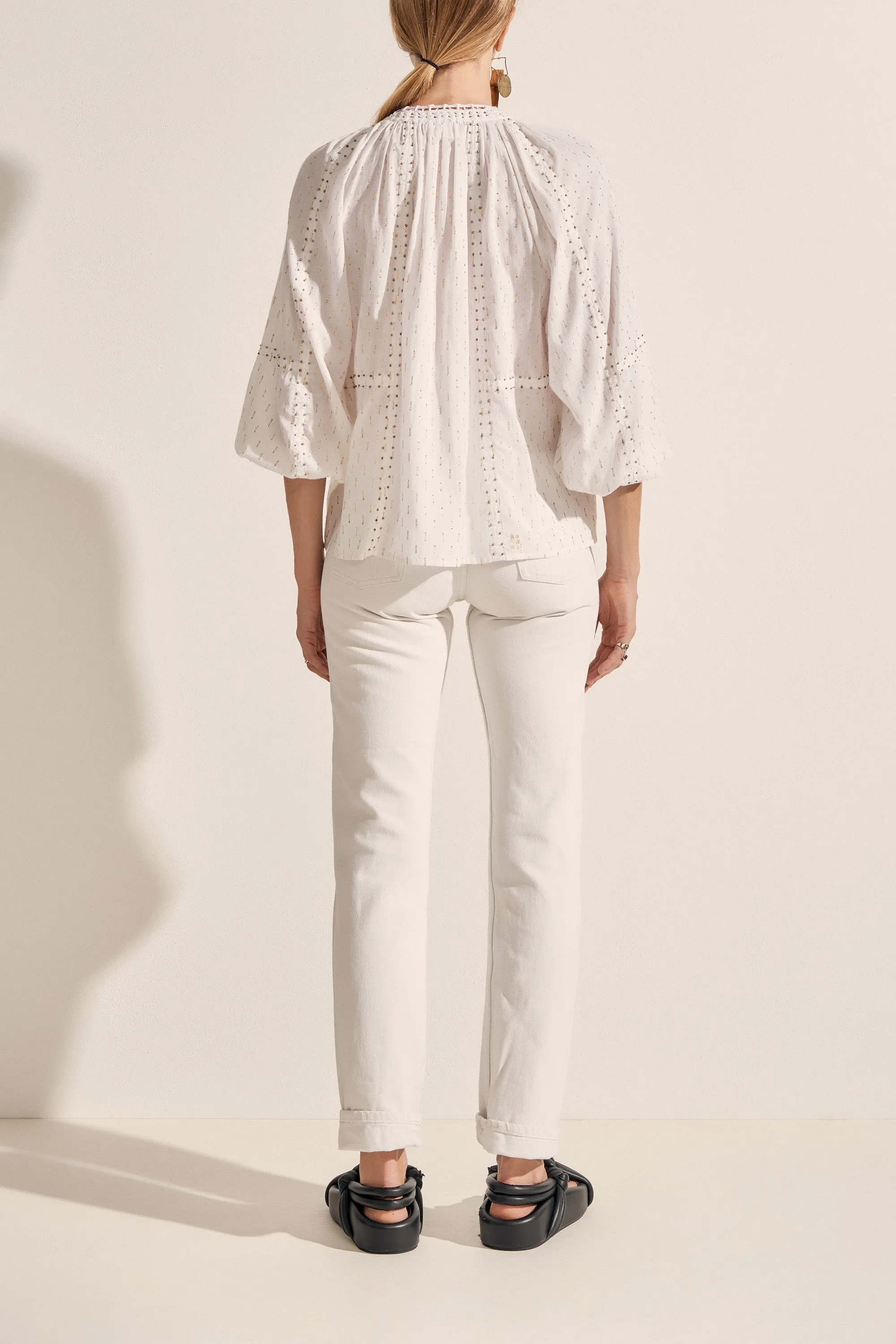 Euthenia White Blouse