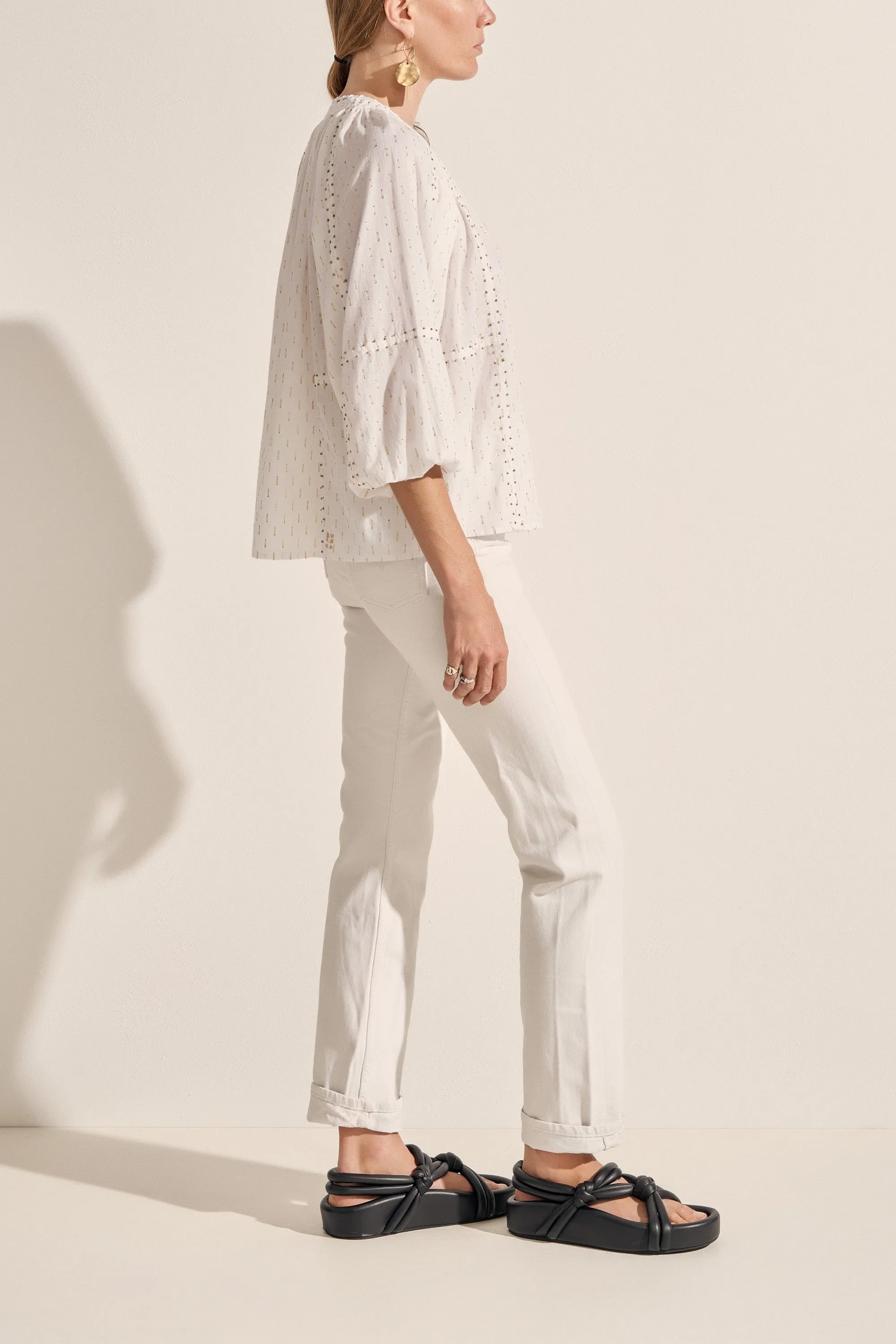 Euthenia White Blouse