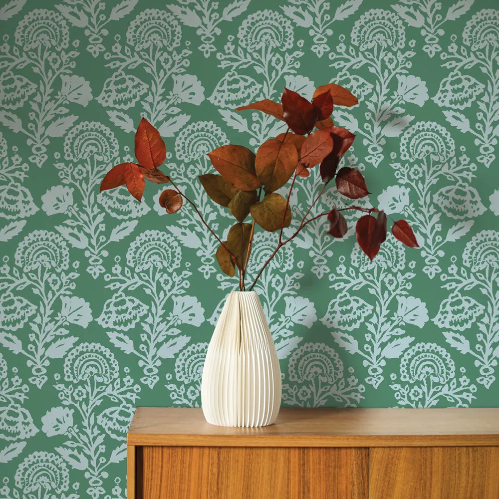 Floral Damask Peel and Stick Wallpaper