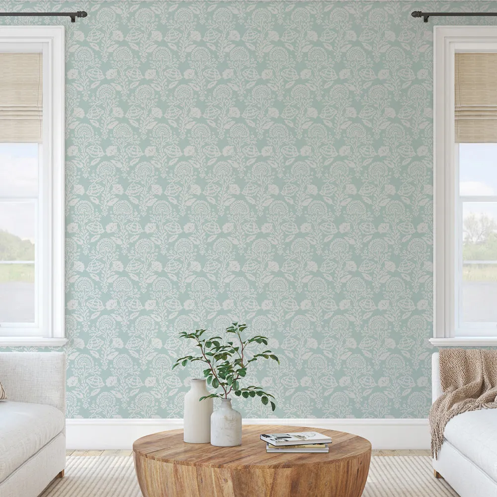 Floral Damask Peel and Stick Wallpaper