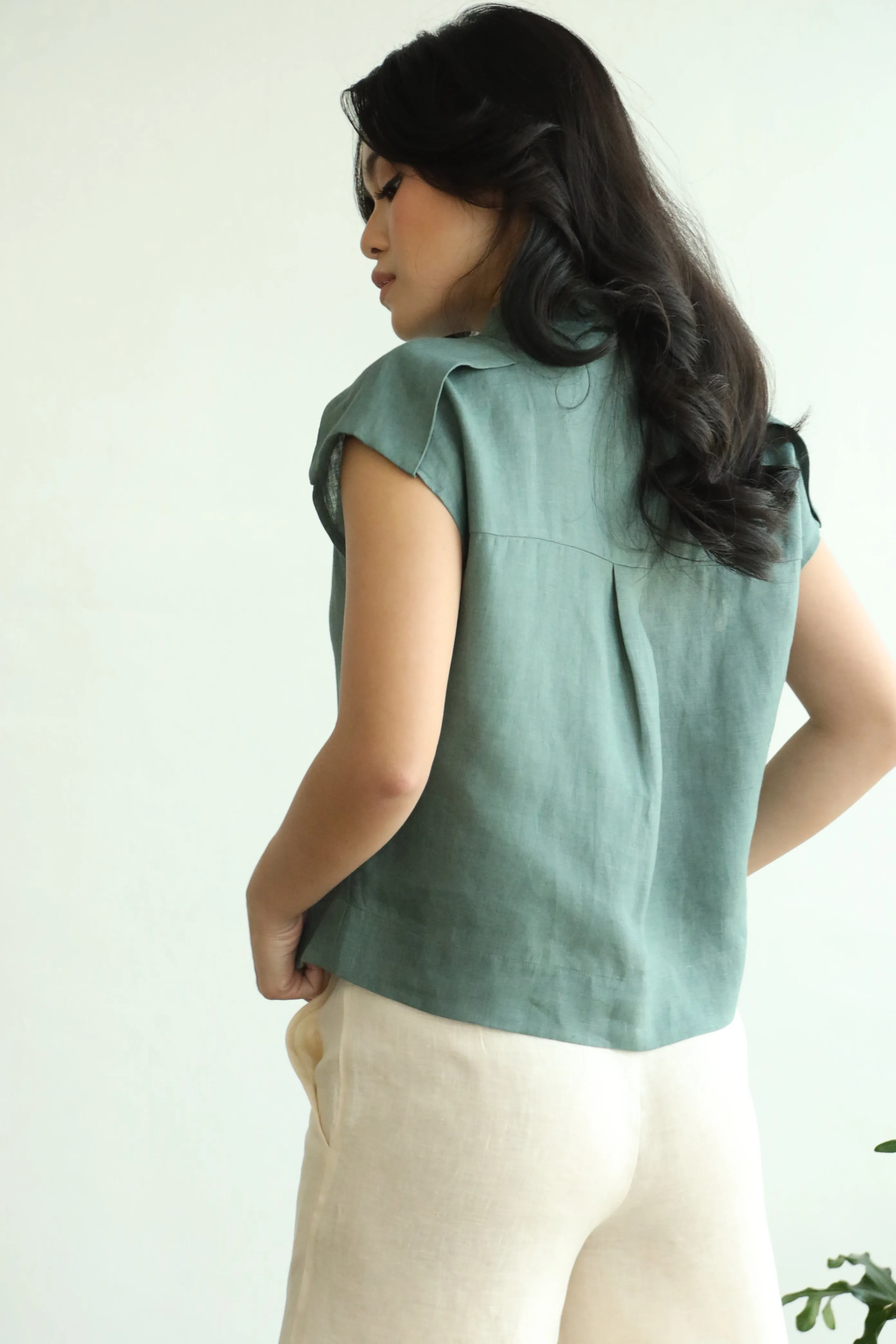Gali Linen Blouse