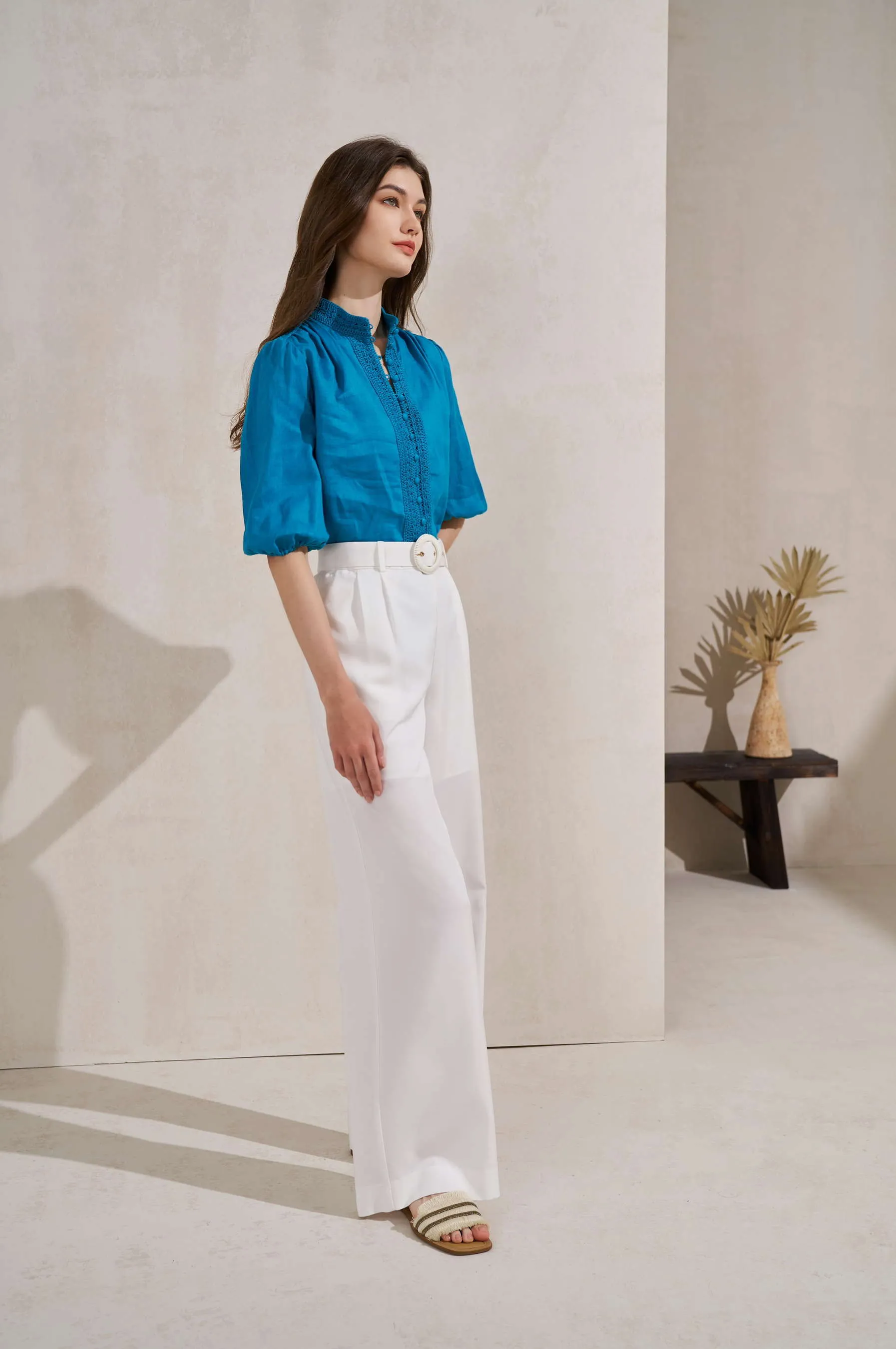GDS Kaia Blouse | Blue Moon