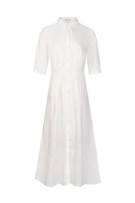 GDS Raven Tencel Long Dress | White
