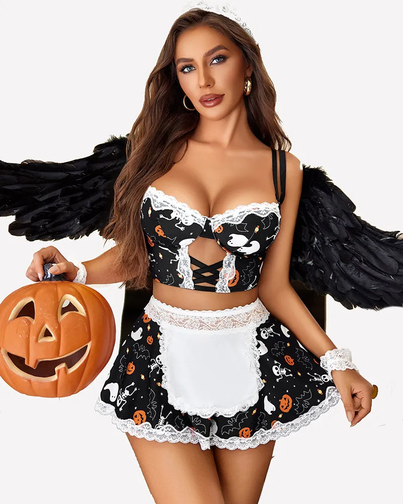 Halloween Lingerie Cosplay Set