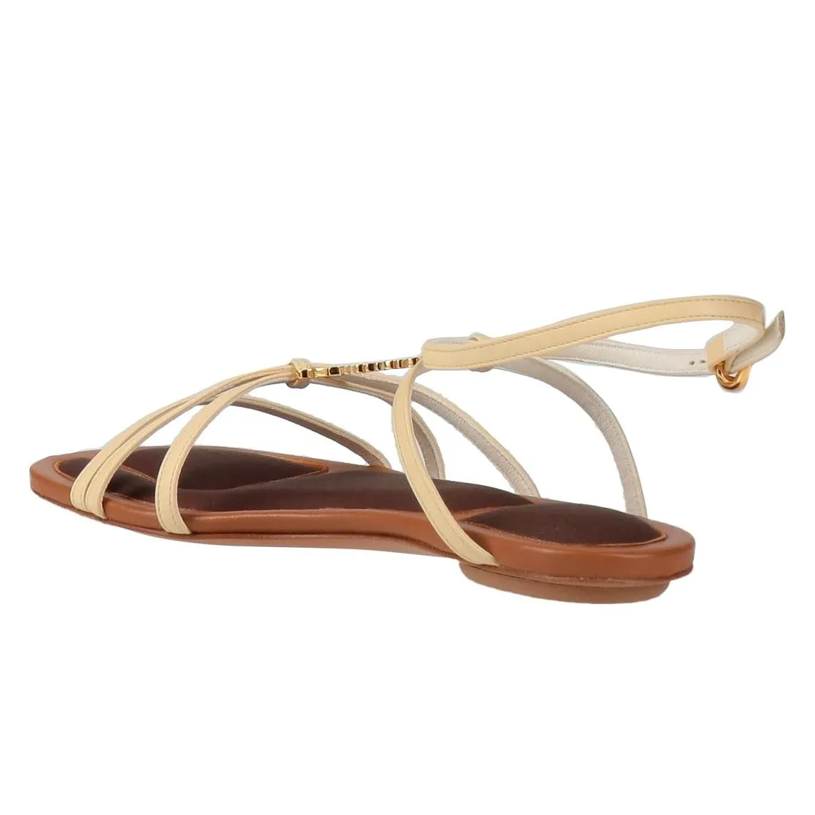 Jacquemus sandals, light beige