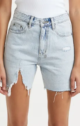Ksubi - Racer Short Muse Ripped -Denim