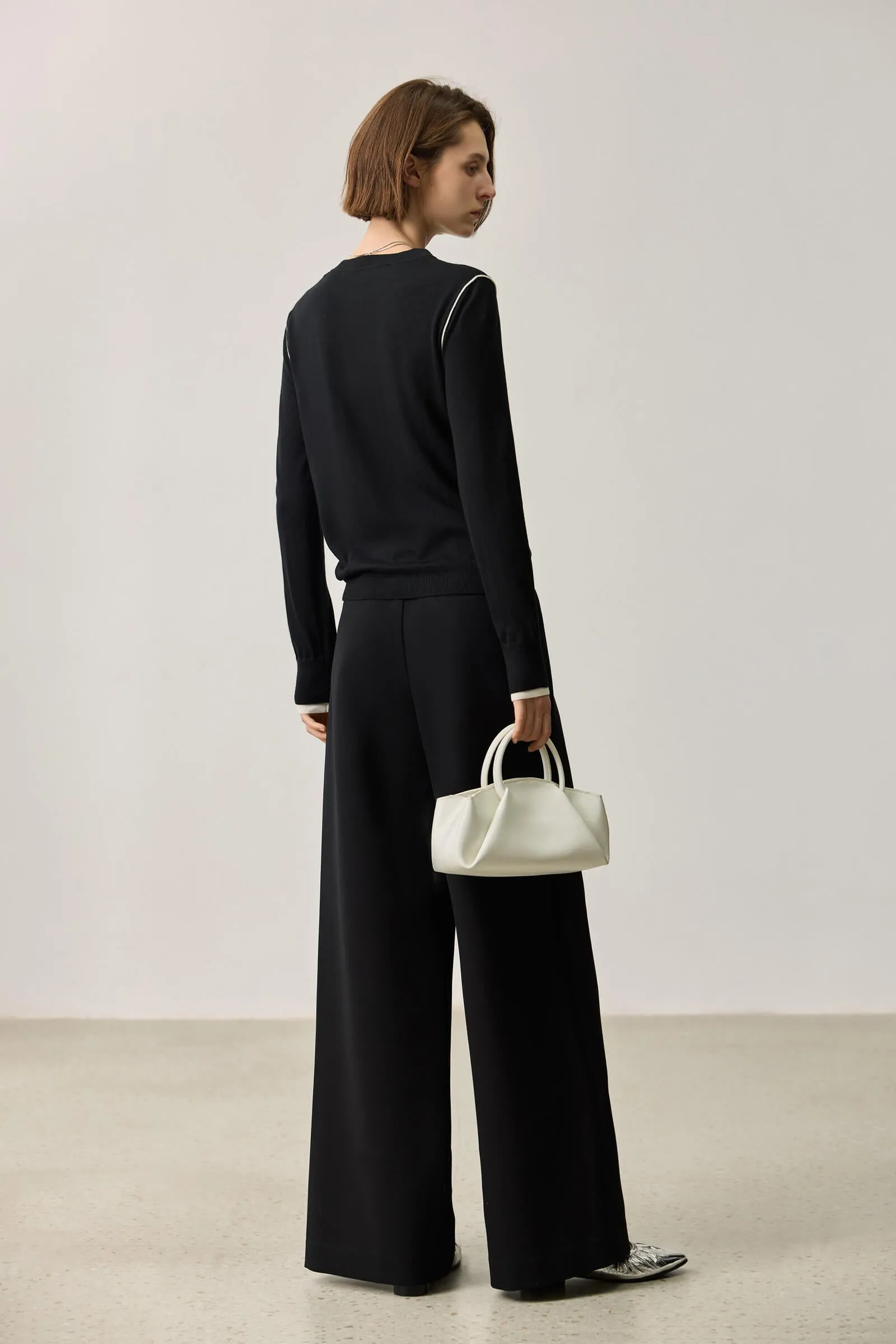 LILY Statement High-Waisted Wide-Leg Pants