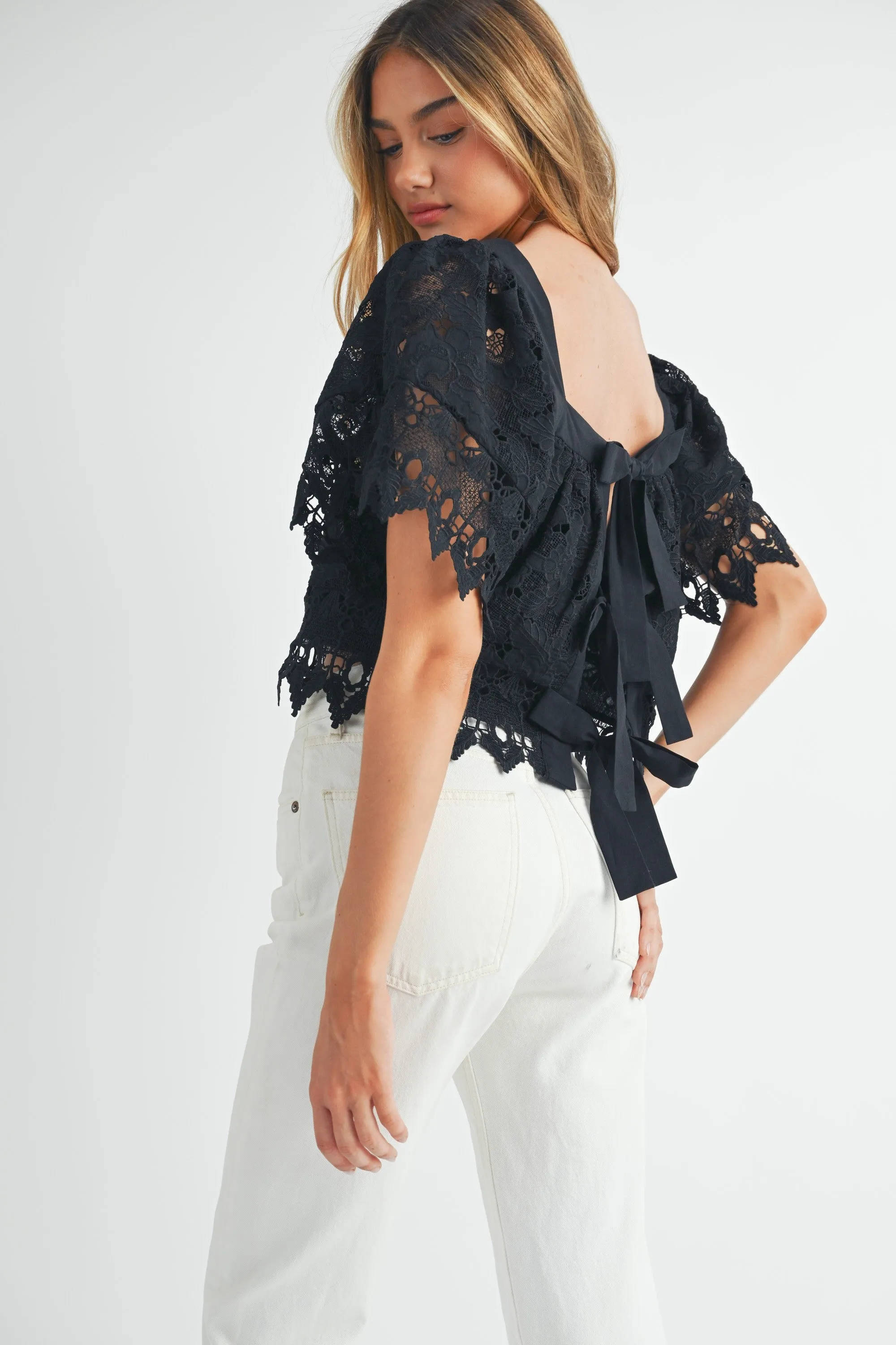 Liz Crochet Top