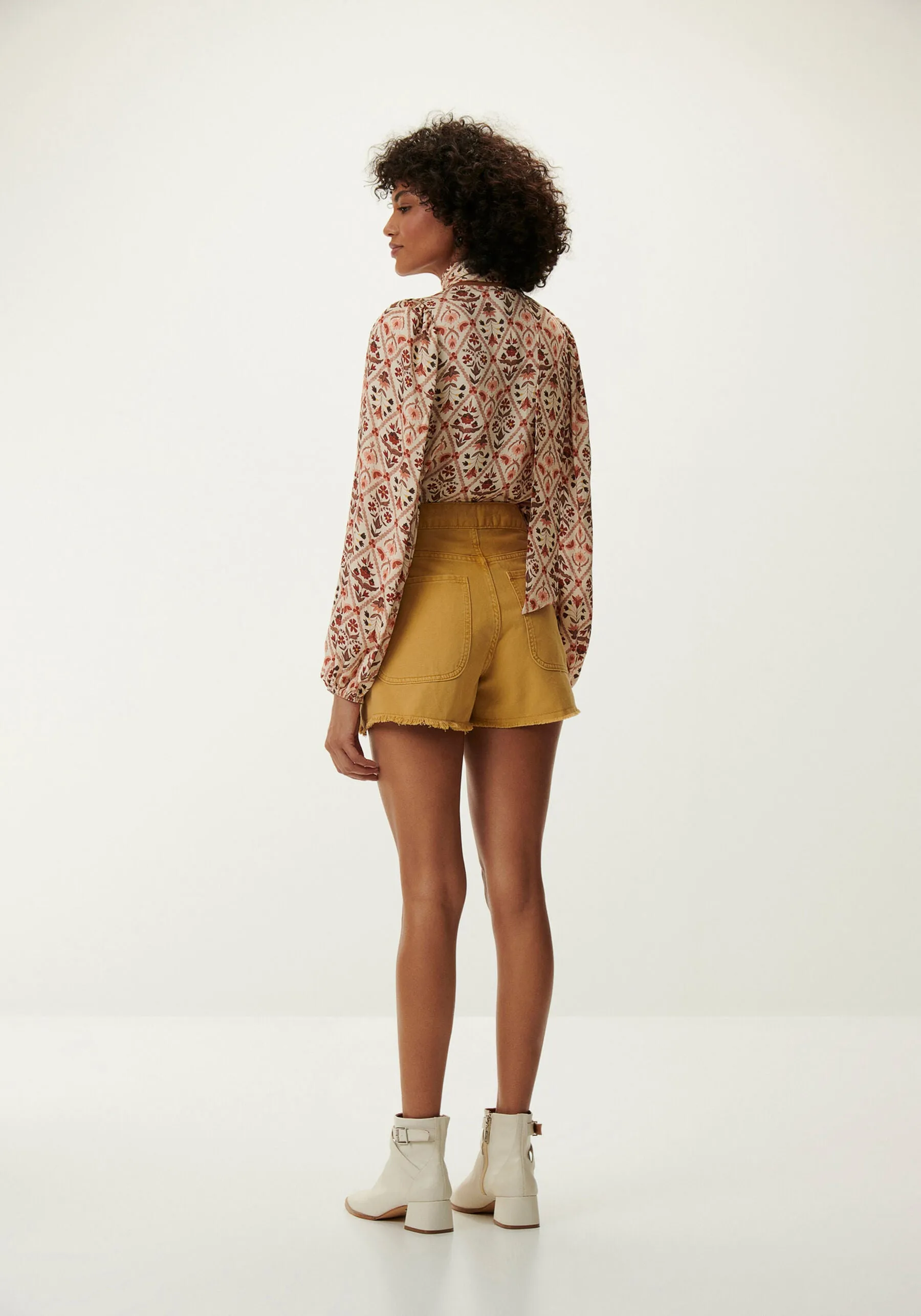 Long Sleeve Blouse Printed With Stripe
