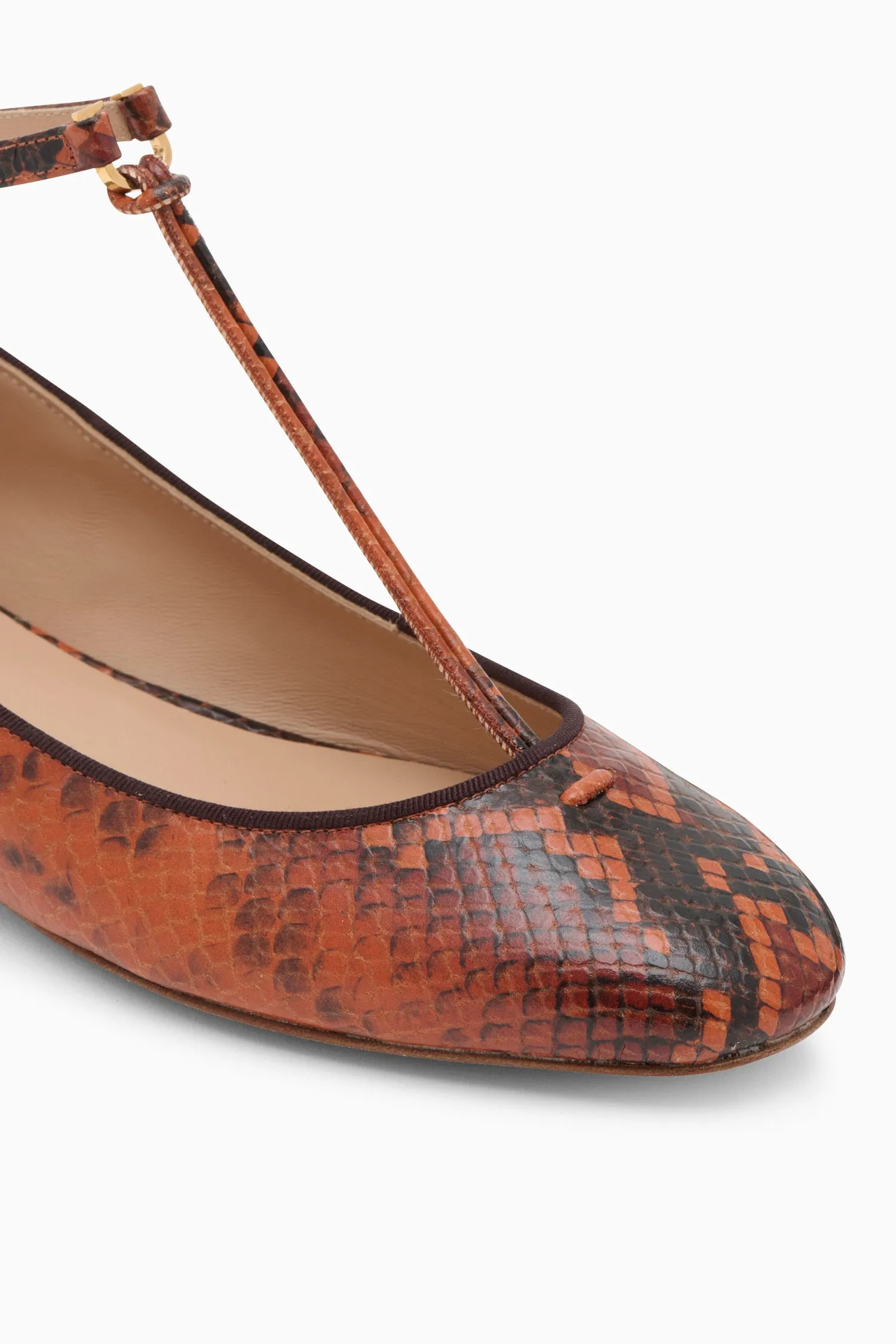Louise Mary Jane Ballet Flat - Sunset Python