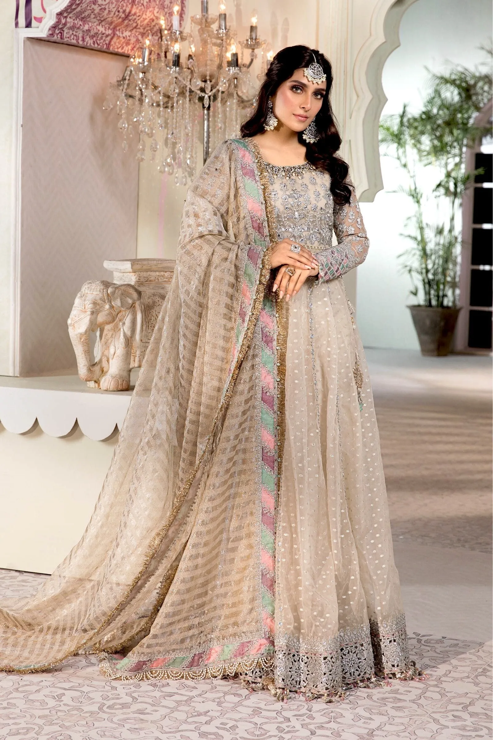 MARIA.B Mbroidered Heritage Edition ’21 – Pearl White (BD-2208)