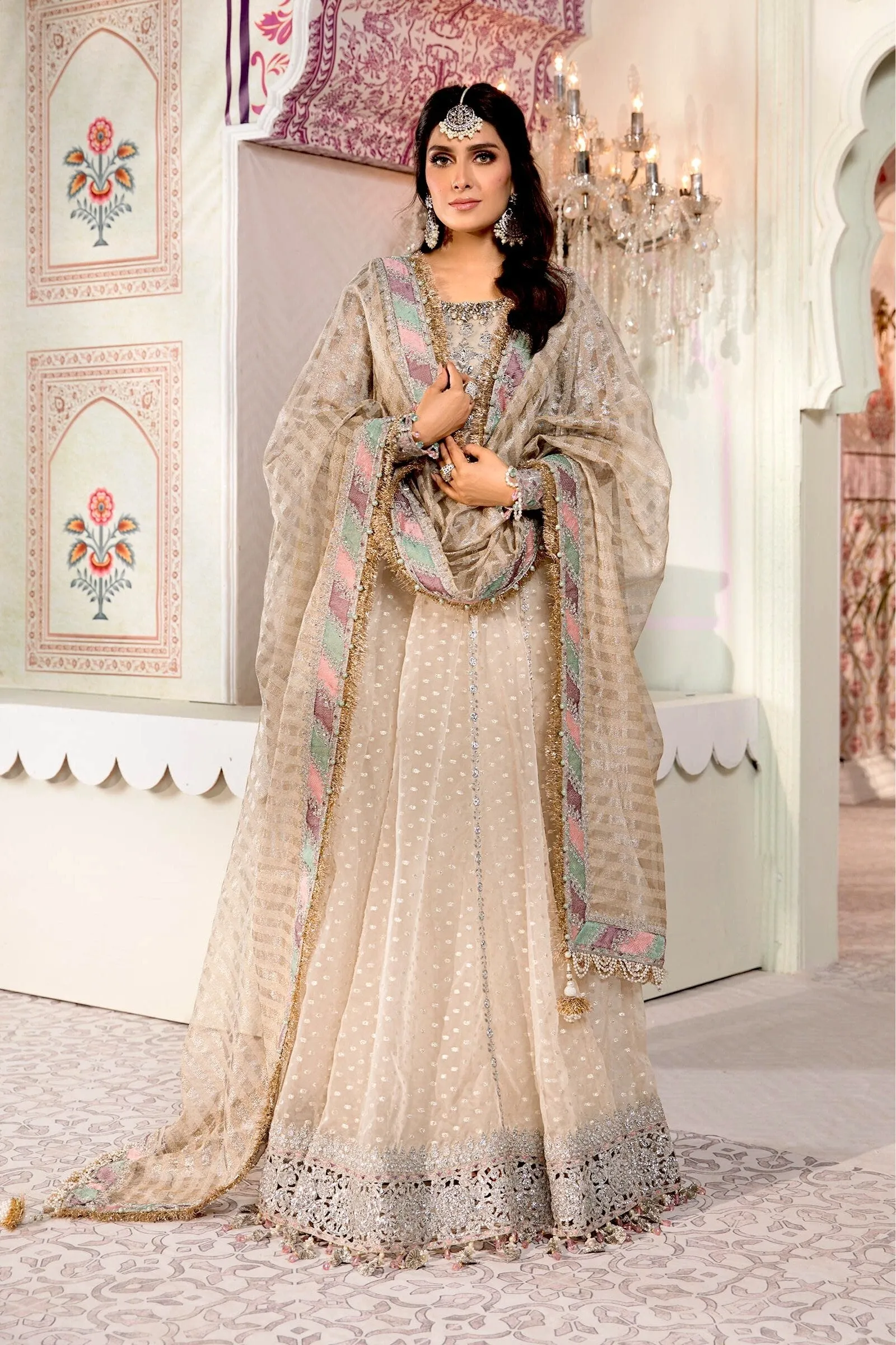 MARIA.B Mbroidered Heritage Edition ’21 – Pearl White (BD-2208)