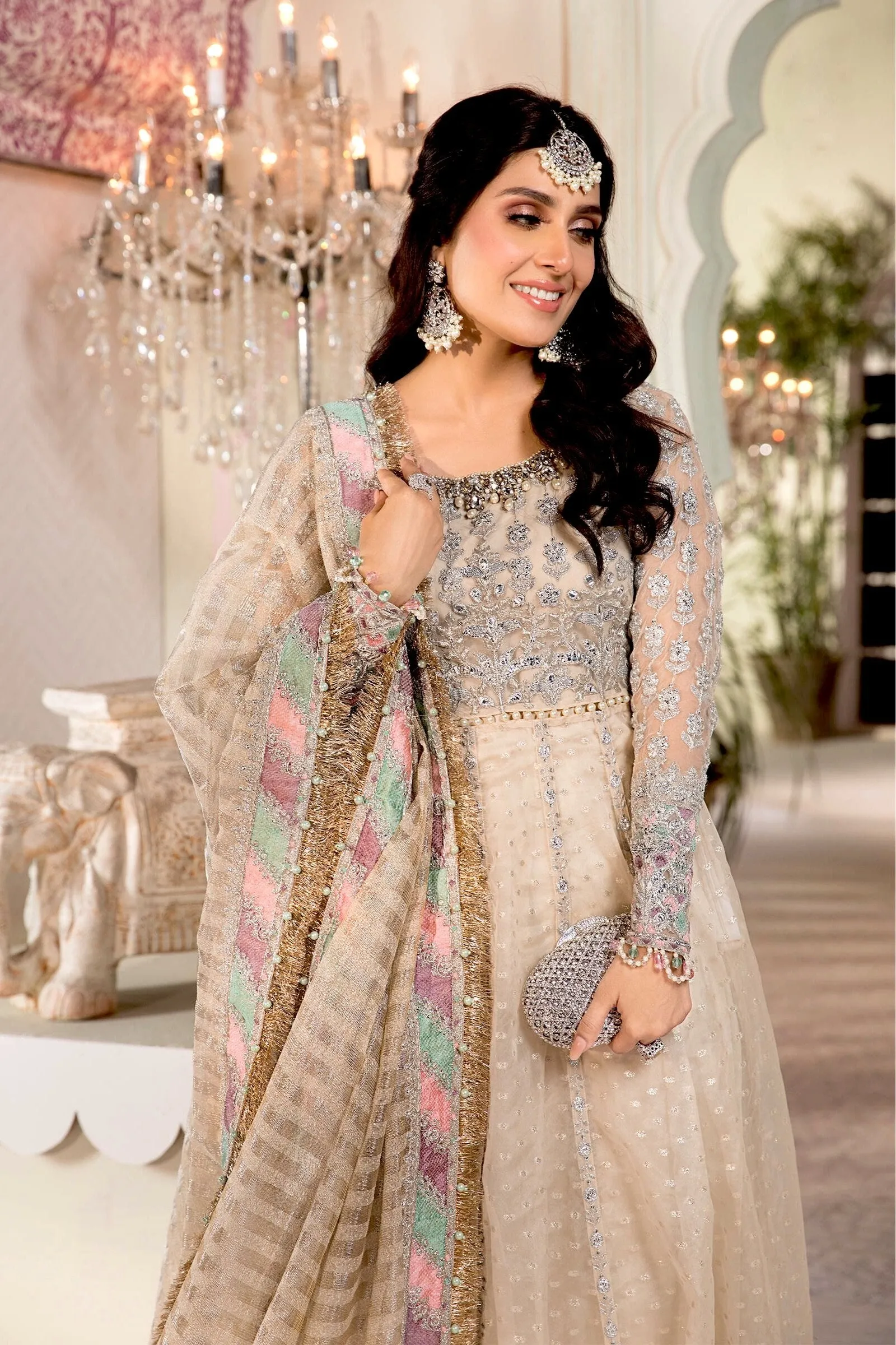 MARIA.B Mbroidered Heritage Edition ’21 – Pearl White (BD-2208)