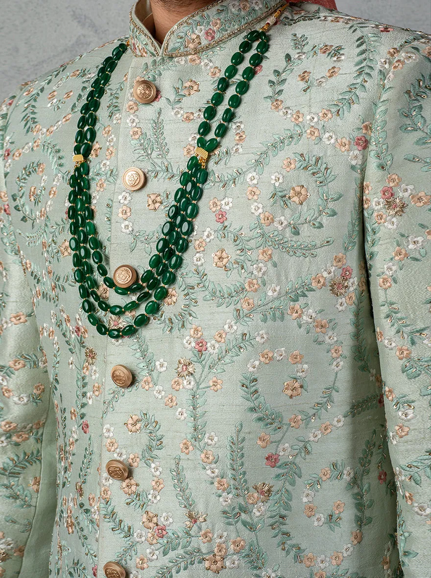 Mint Green Sherwani | TULA