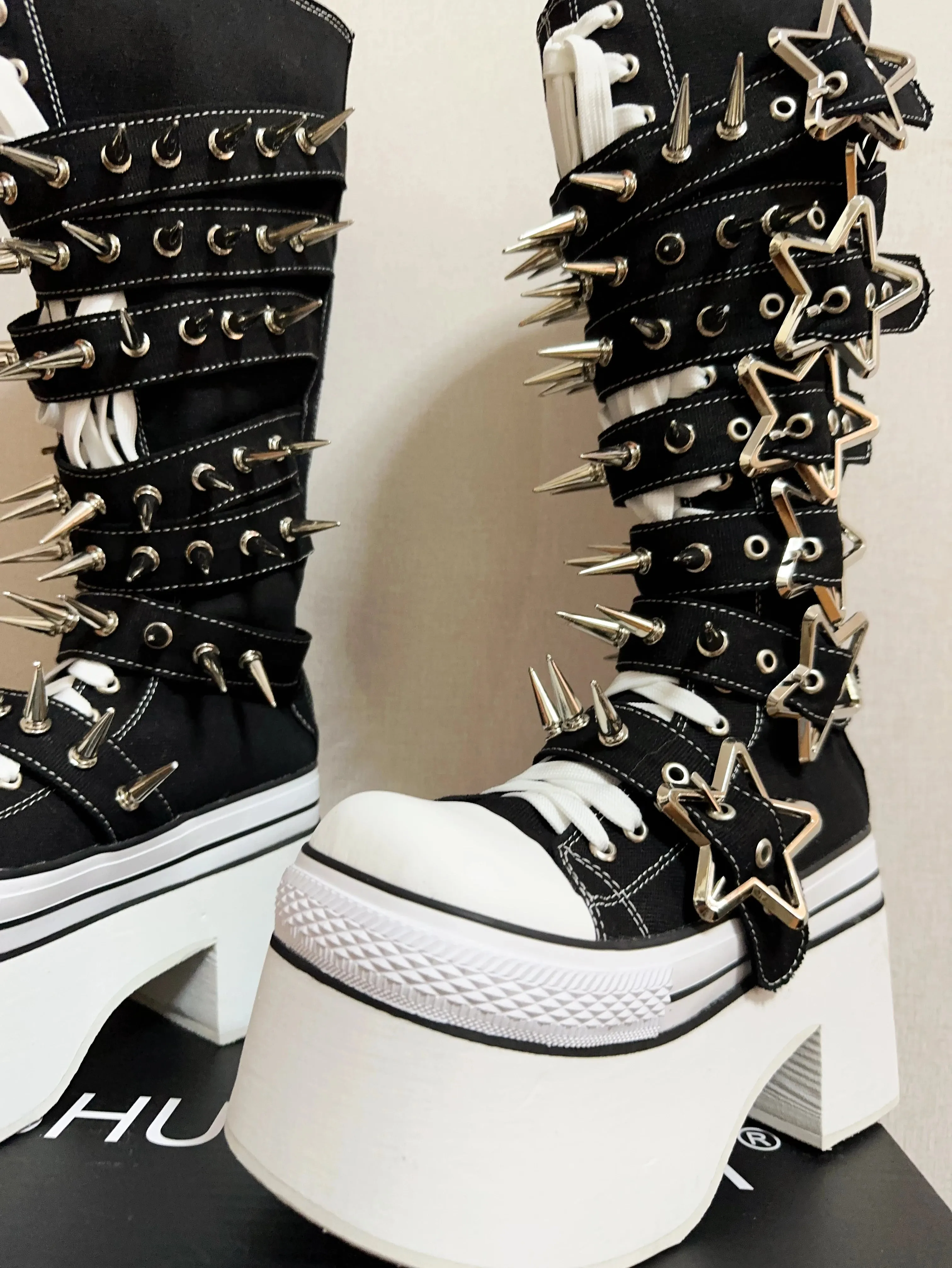 Motorcycle Canvas Boots - Made to Order