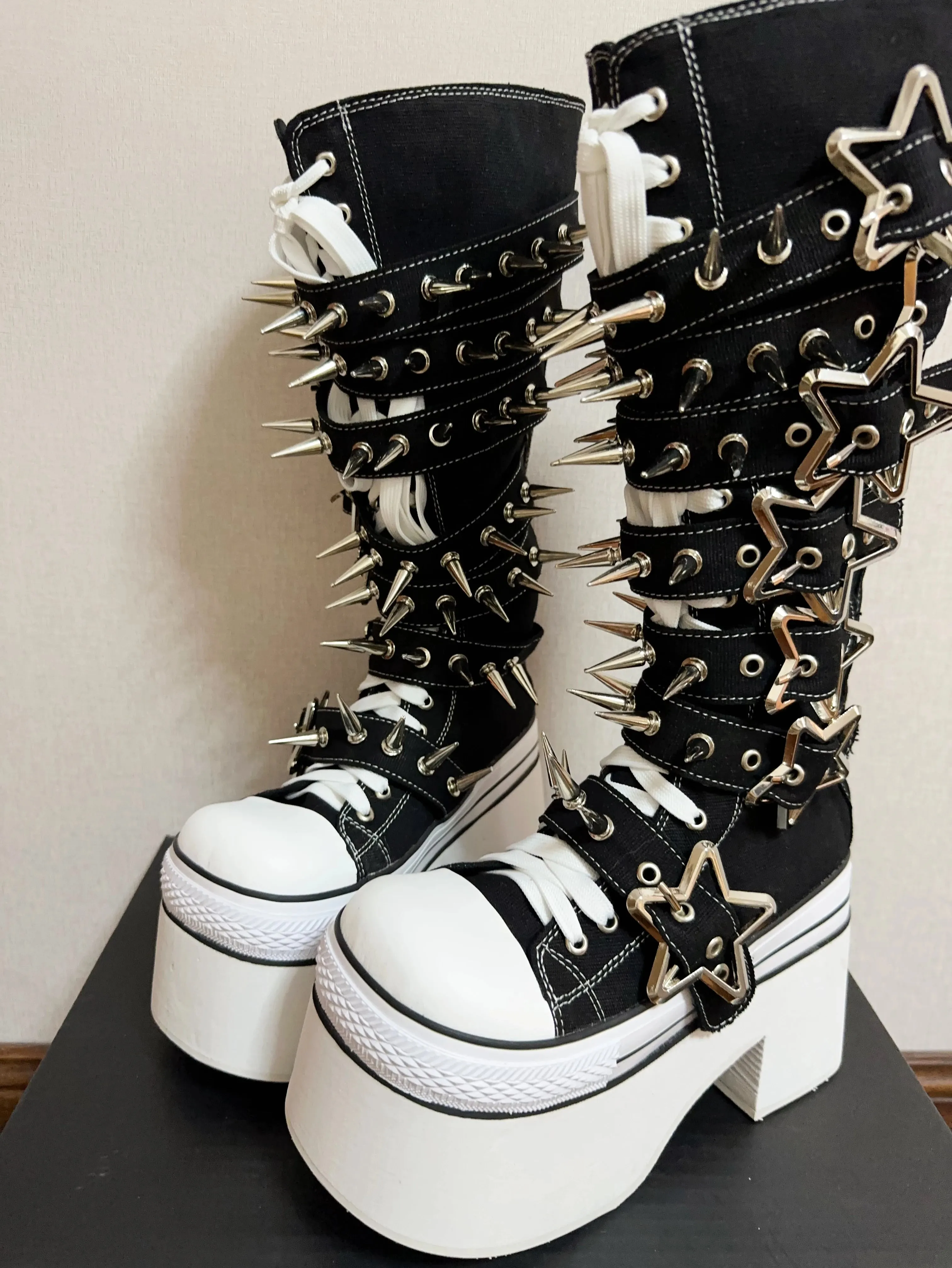 Motorcycle Canvas Boots - Made to Order