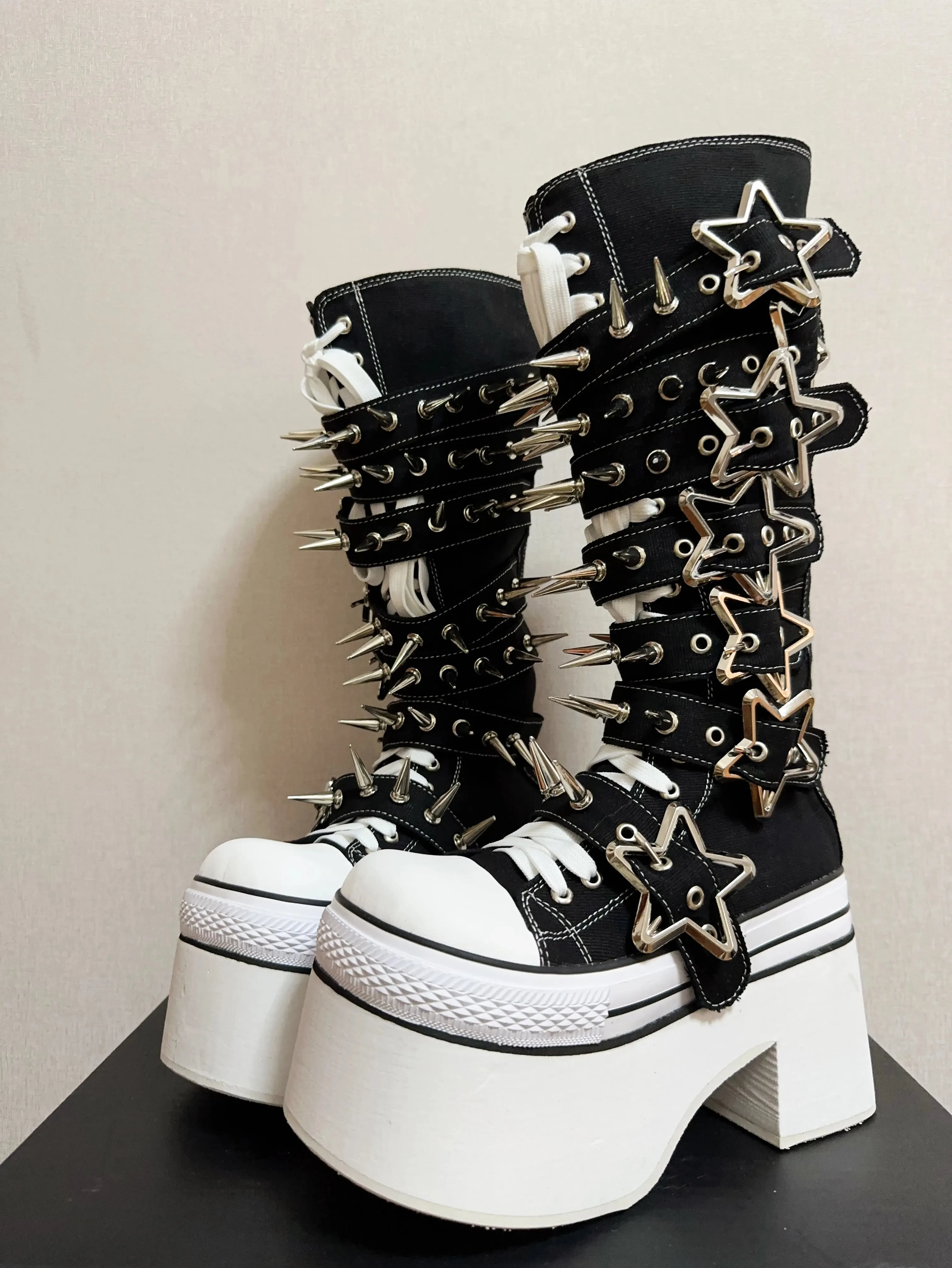 Motorcycle Canvas Boots - Made to Order