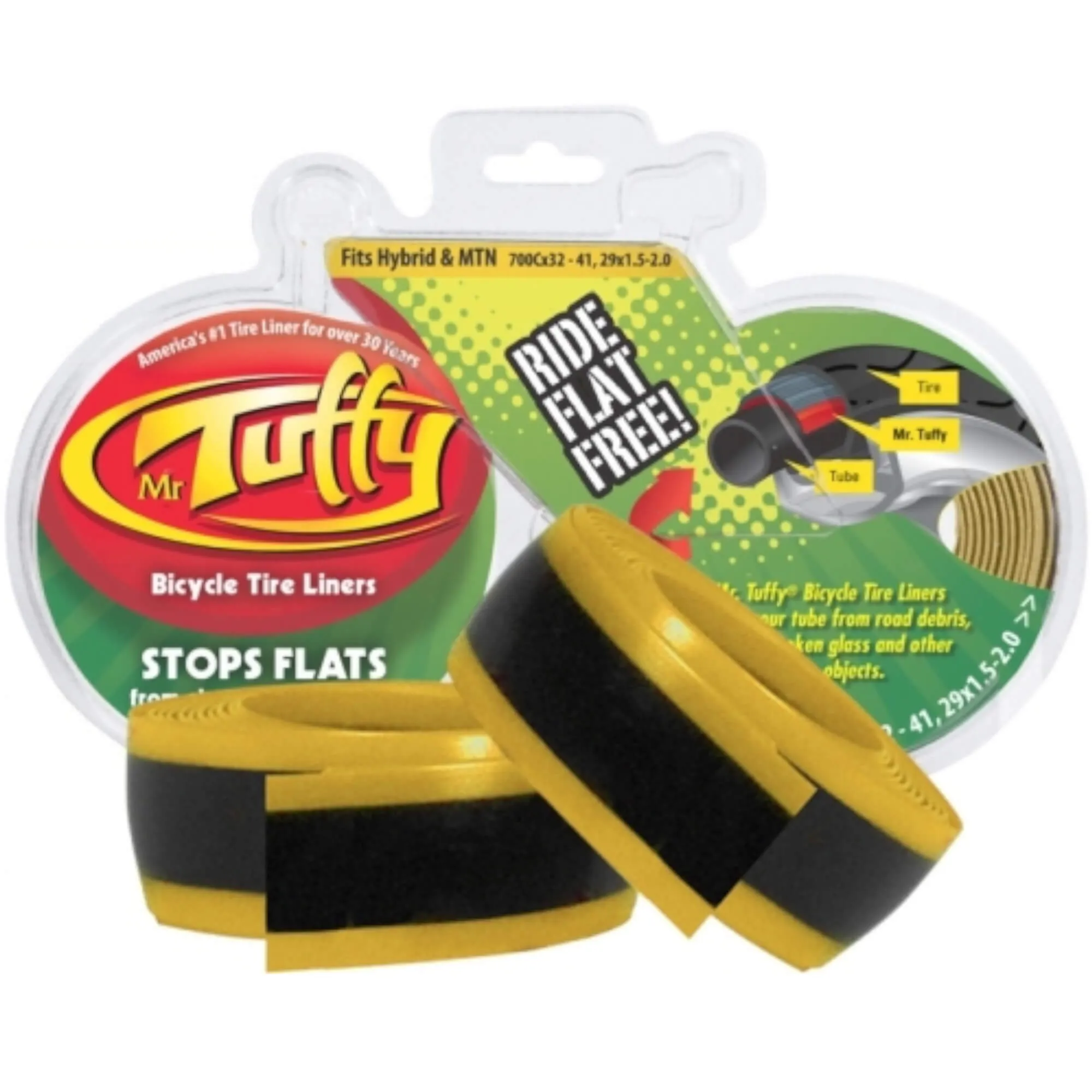 Mr Tuffy Bike Tire Liner Pair Stop Flats