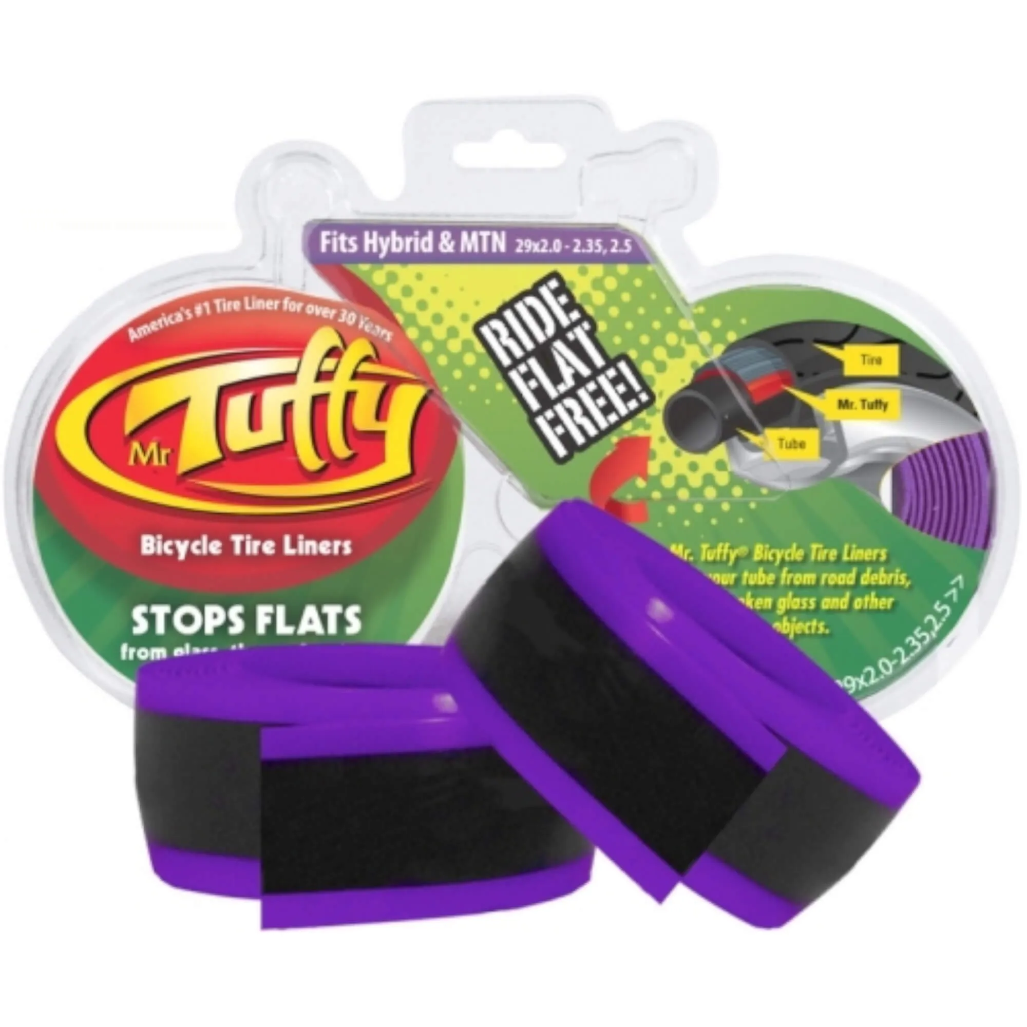 Mr Tuffy Bike Tire Liner Pair Stop Flats