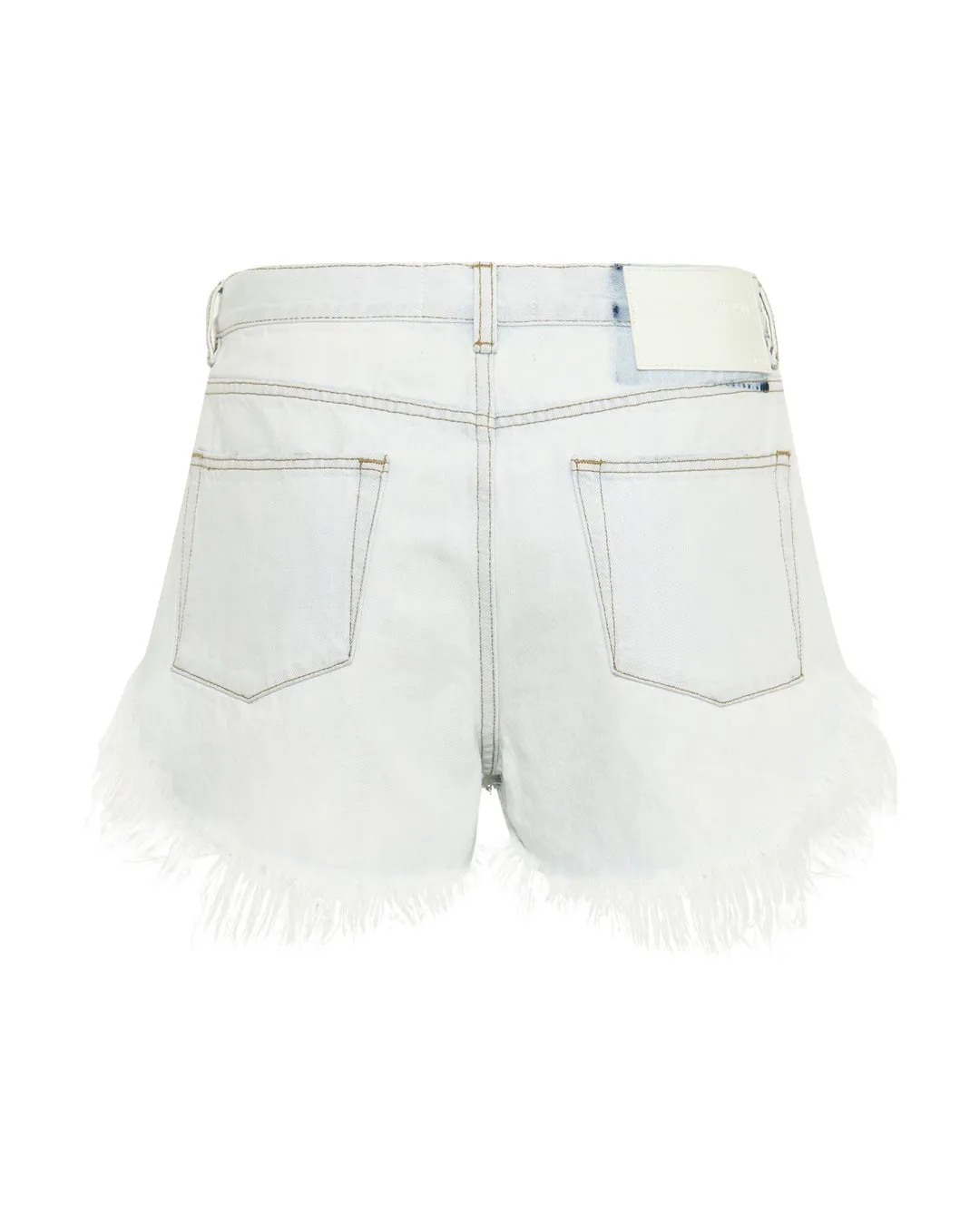 Outlaws Mid Waist Denim Shorts Bel Air Blue
