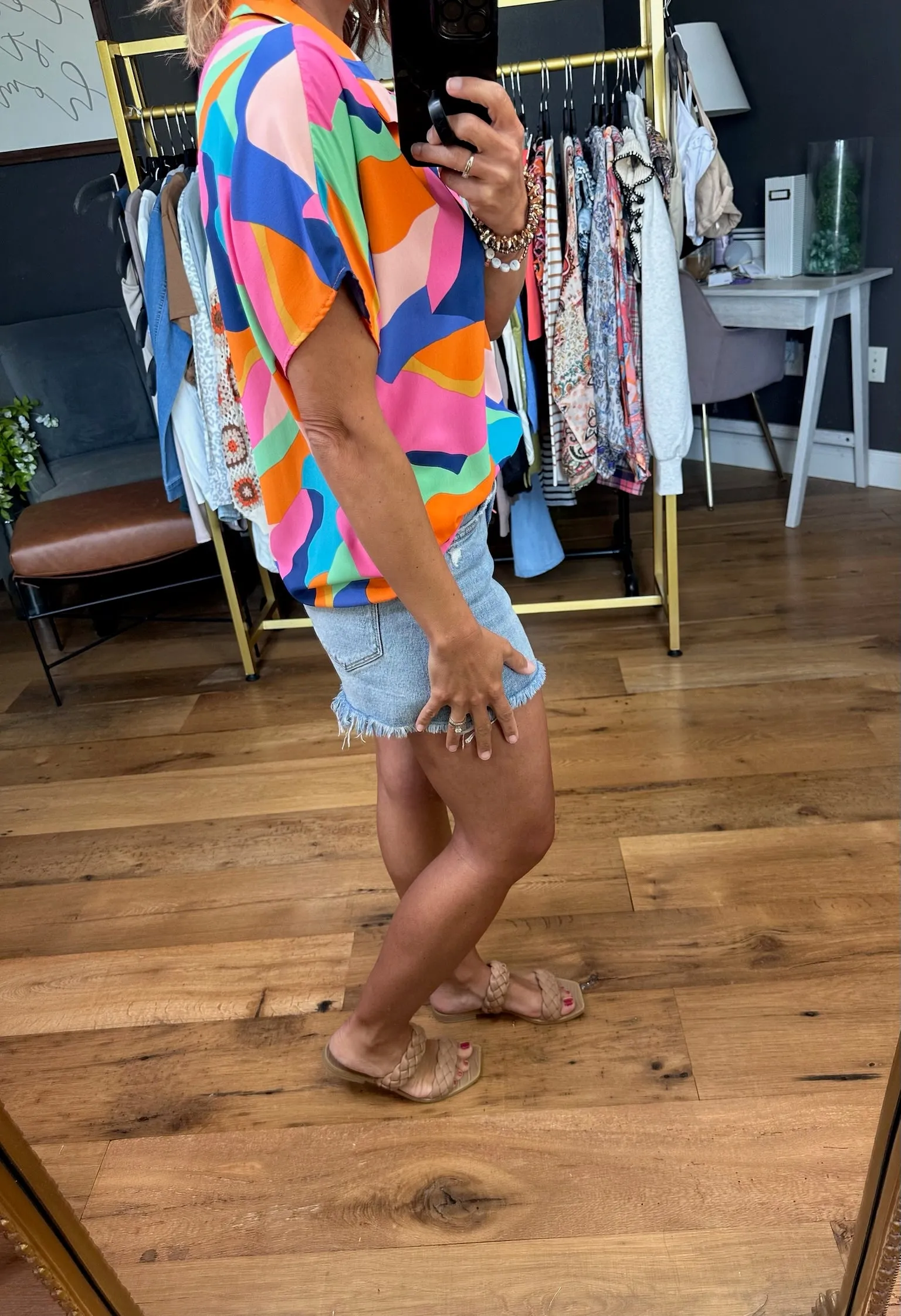 Peaceful Dreams Patterned Top - Multi