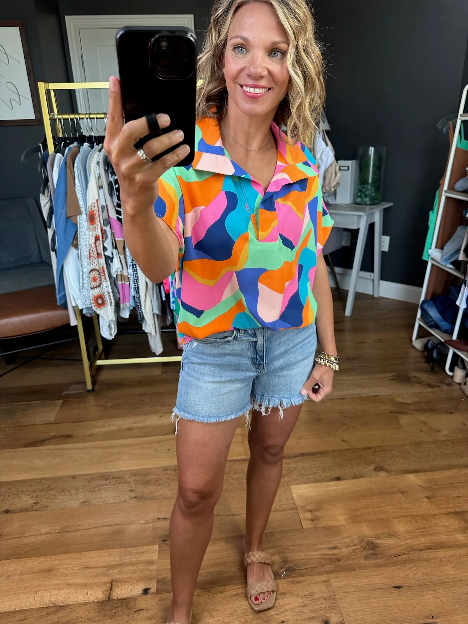 Peaceful Dreams Patterned Top - Multi
