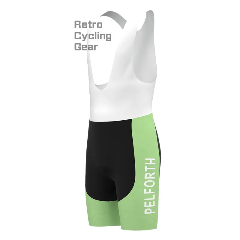 PELFORTH Mint Green Retro Long Sleeve Cycling Kit