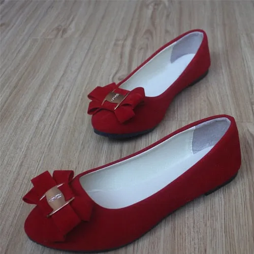 Plardin 2019 Fashion Flock Women's Flats For New Summer Slip-On Round Toe Casual Flat Shoes Basic ballet Shoes Woman Size Plus