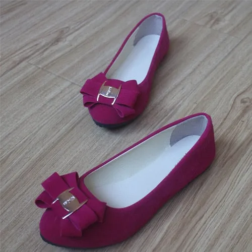 Plardin 2019 Fashion Flock Women's Flats For New Summer Slip-On Round Toe Casual Flat Shoes Basic ballet Shoes Woman Size Plus
