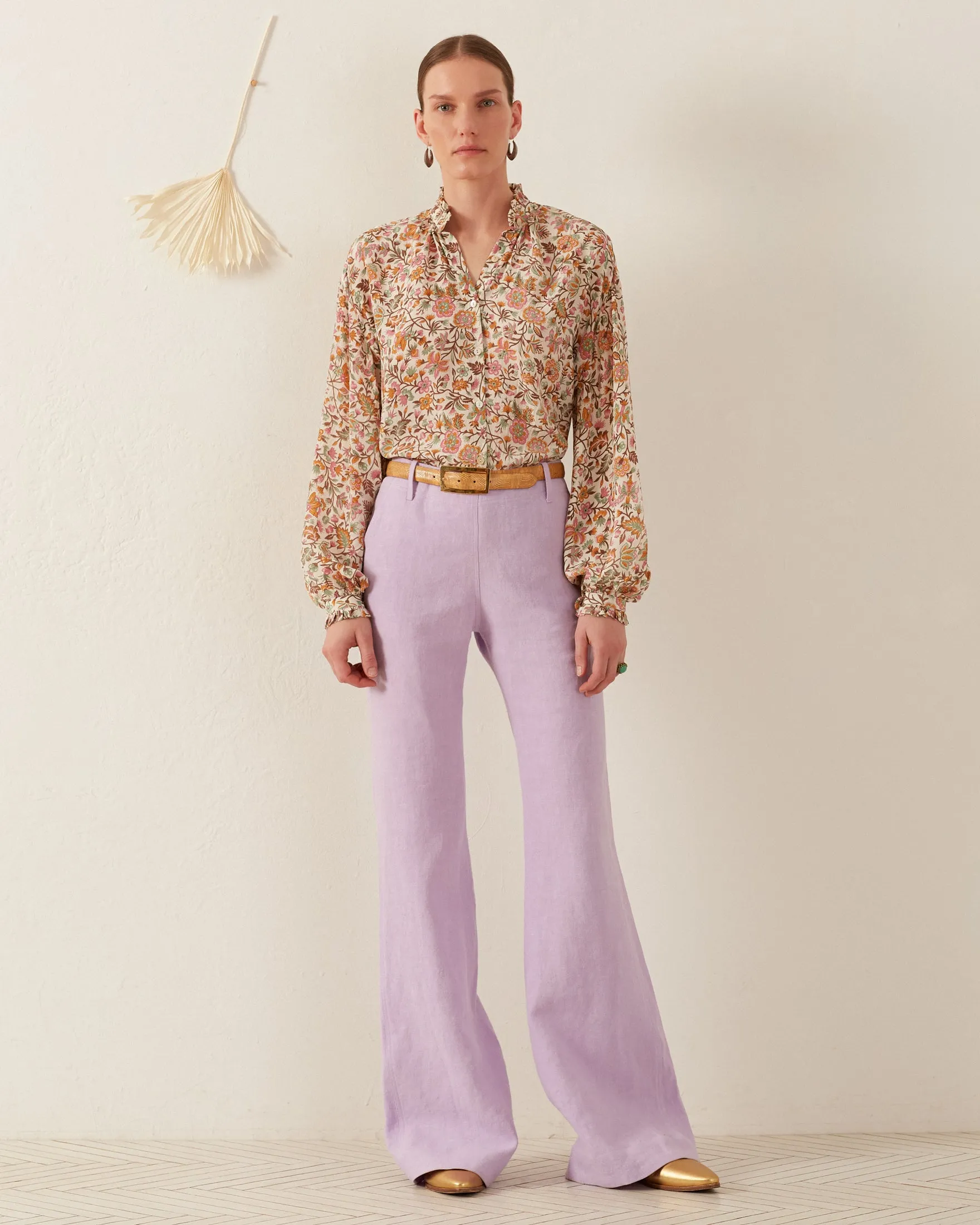 Poet Garden Party Silk Blouse