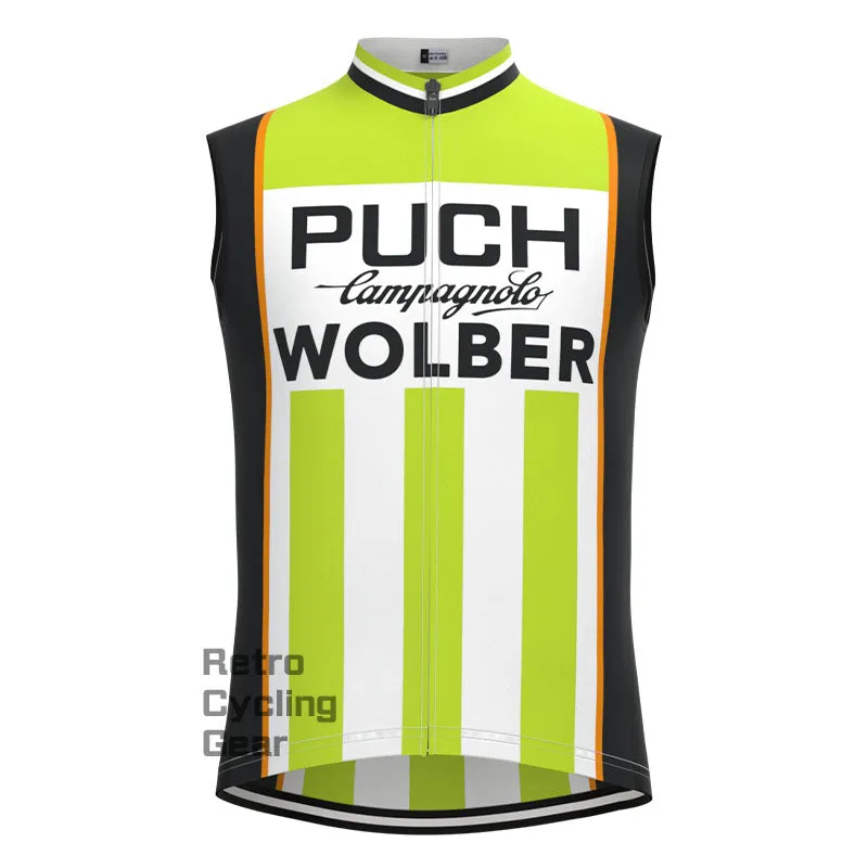 PUCH Green Stripe Retro Long Sleeve Cycling Kit