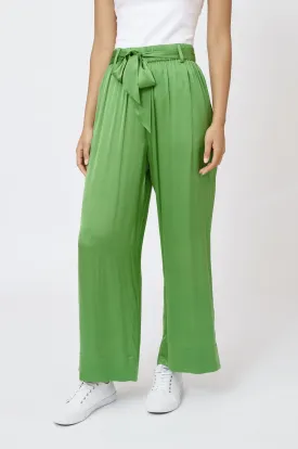 Silk Chantal Pants in Emerald