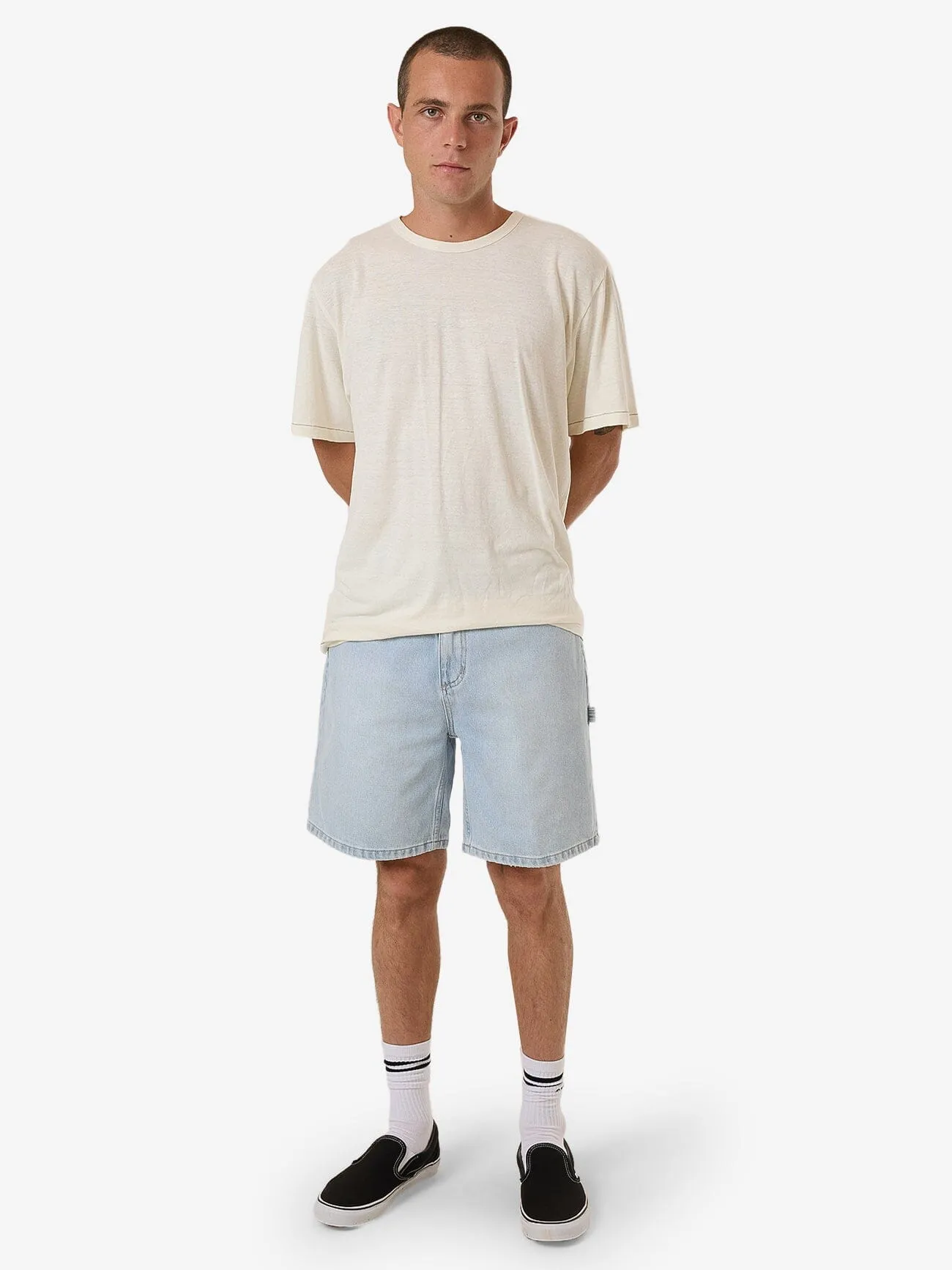 Slacker Denim Short - Ether Blue