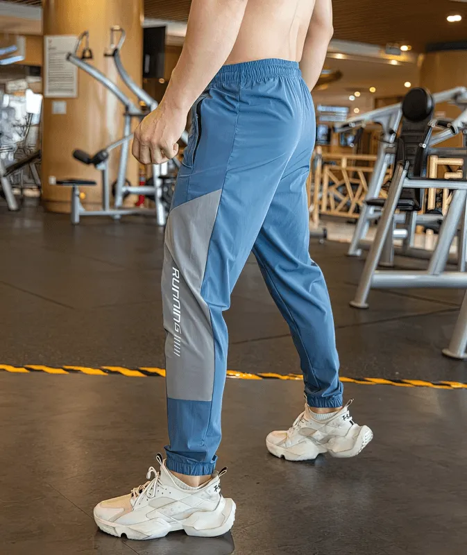 Stylish Quick-Drying Sporty Men's Pants with Cuffs for Training - SF0743